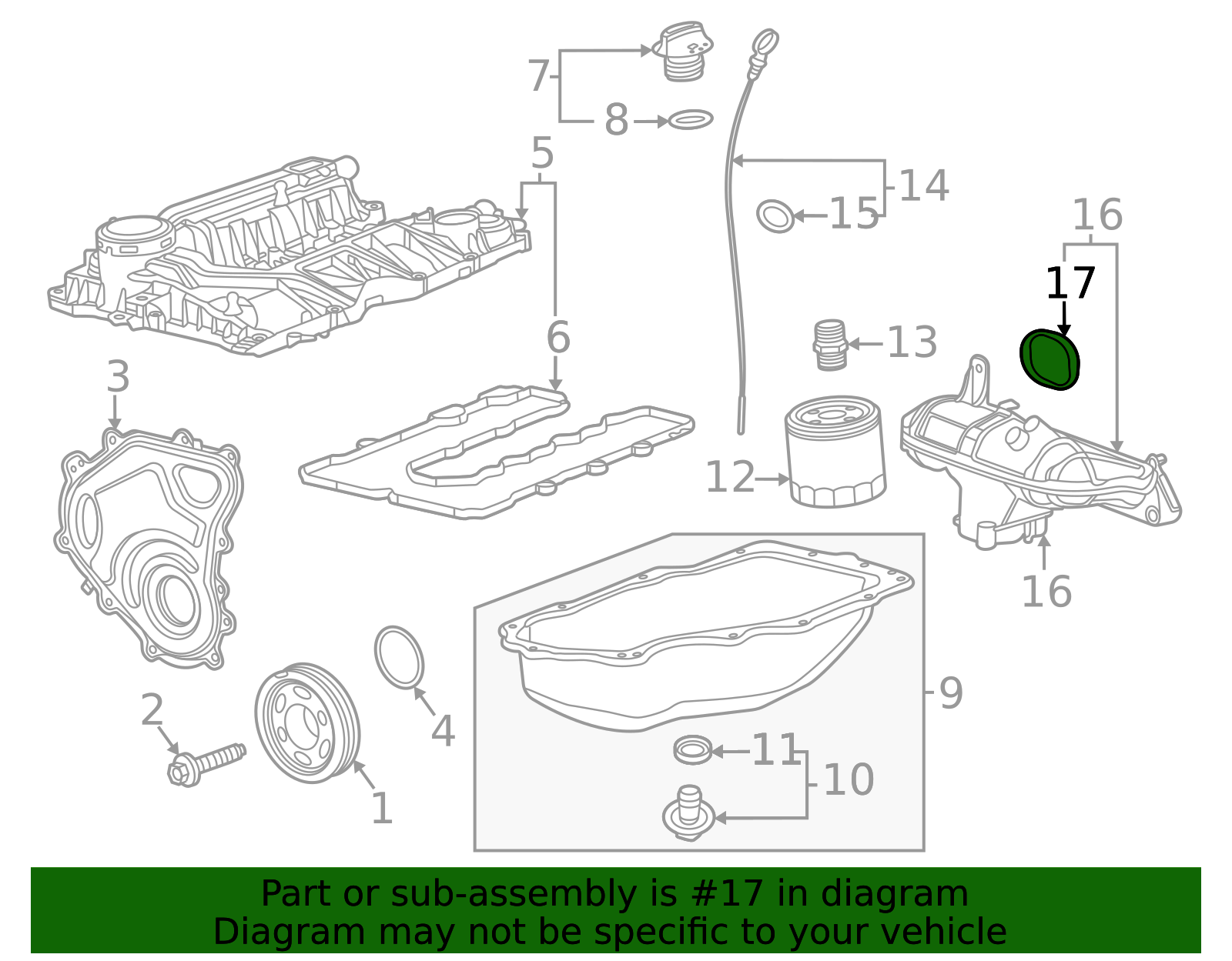 2020-2026 GM Throttle Body Seal 55486276 | TascaParts.com