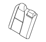 886206LB3D - Body: Seat Back Cover for Nissan: Sentra Image