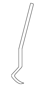 886496LB0A - Body: Lock Rod for Nissan: Sentra Image