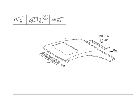 Roof for 2006 Mercedes-Benz CL500 #0