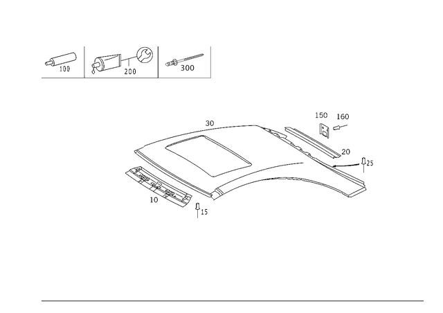 12989177112 - Body: Adhesive Kit for Mercedes-Benz: Sprinter 2500, Sprinter 3500 Image image