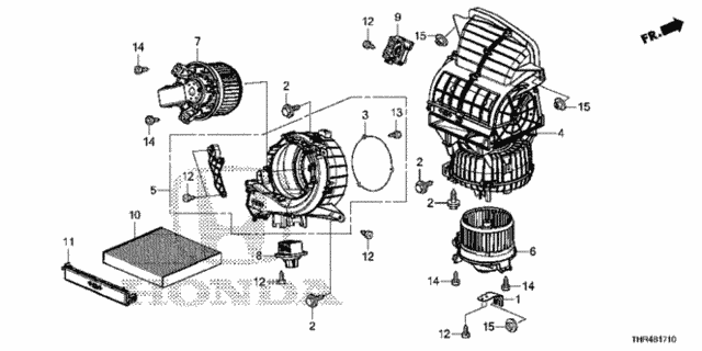 Heater Blower for 2019 Honda Odyssey #0
