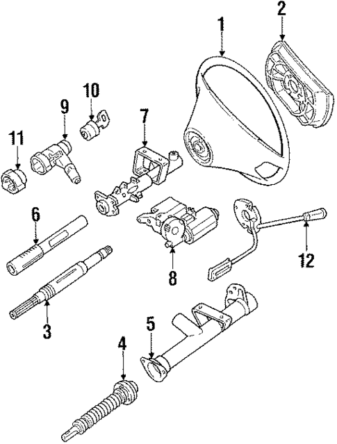 Switches for 1988 Mercedes-Benz 300 E #0