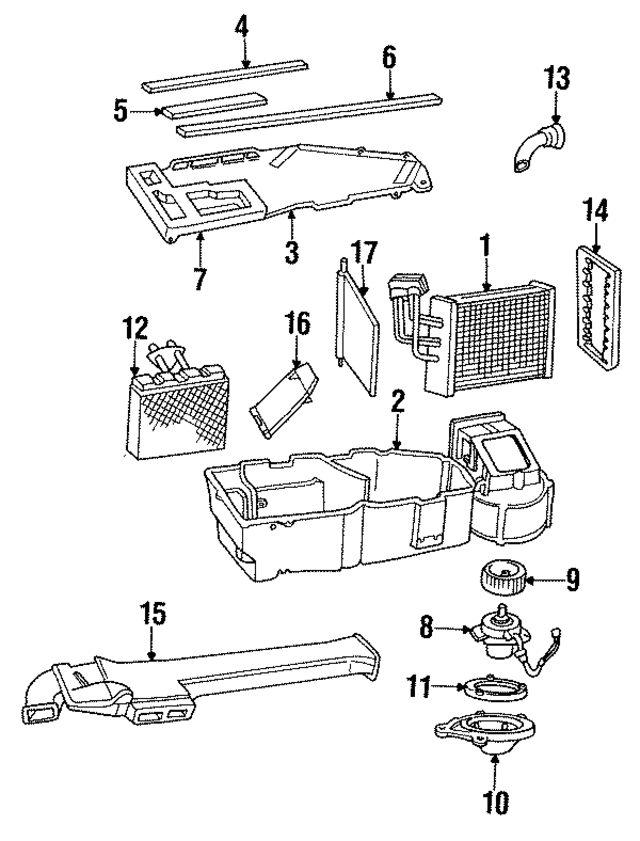 4882978AC - HVAC: Evaporator Core for Mopar Image