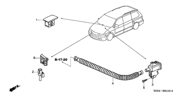 A/C Sensor for 2004 Honda Odyssey #0