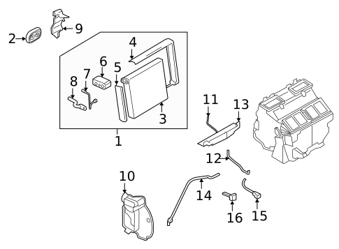 Evaporator Components for 2024 Nissan GT-R #0