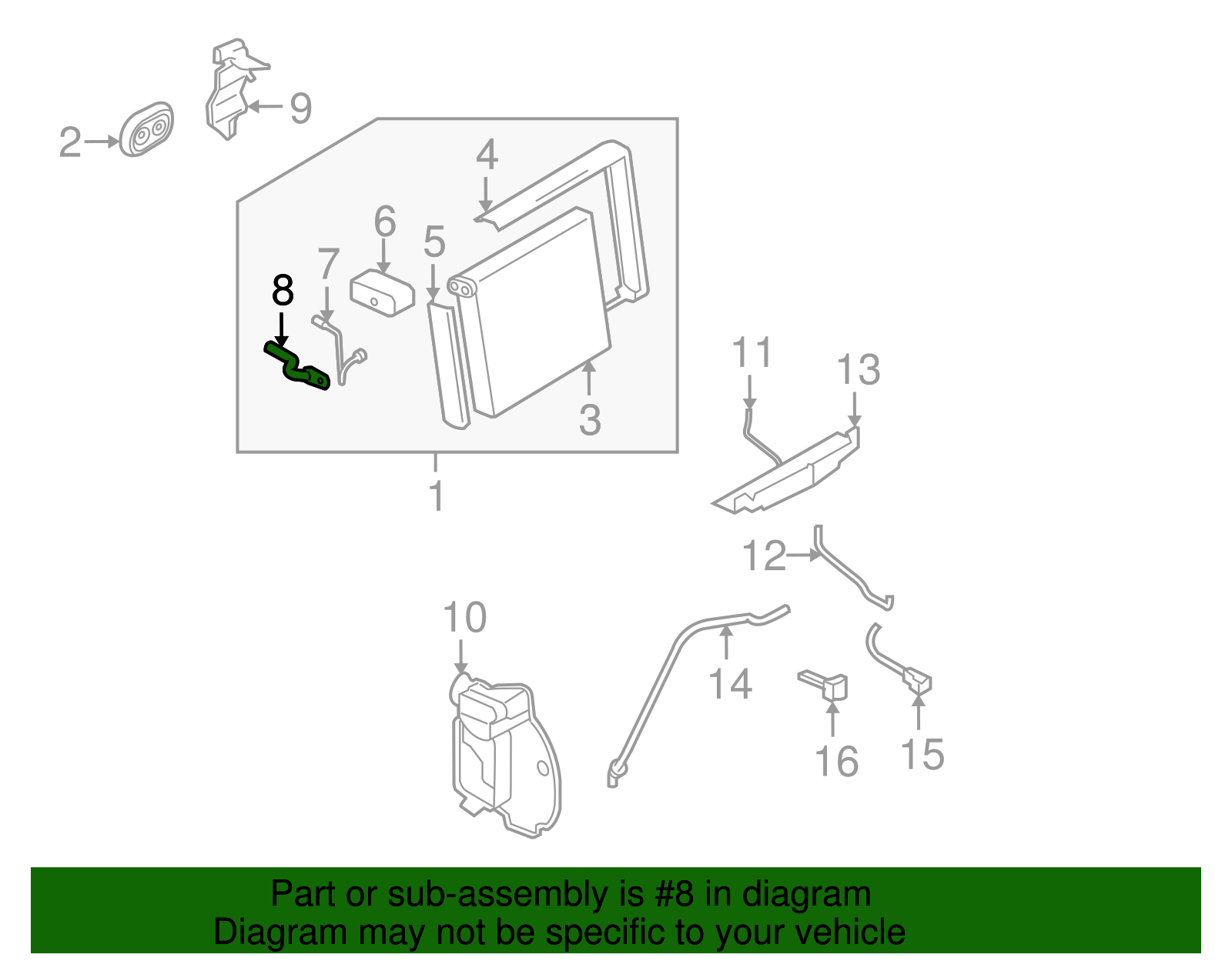 Pressure Line - Nissan (92440-6AV1A)