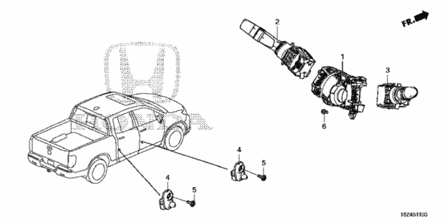 Combination Switch for 2019 Honda Ridgeline #0