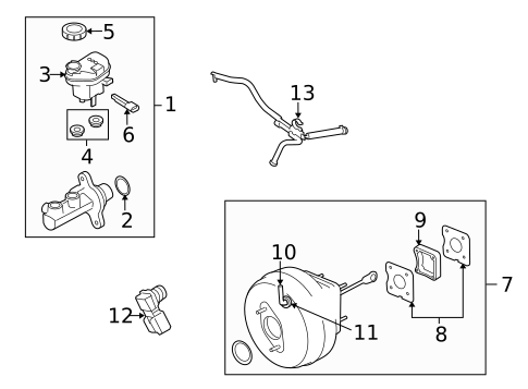 Brake Hydraulics for 2014 Ford Special Service Police Sedan #1