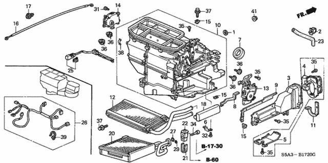 Heater Unit for 2001 Honda Civic #0