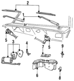 F6AZ17528AA - Body: Wiper Blade for Ford Image image