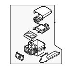 84680R0AB0BRT - Body: Armrest Assembly for Kia Image