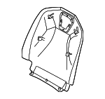 52105A55245 - Body: Seat Back Panel for BMW Image