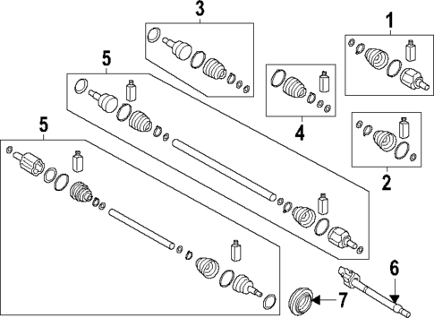 Axle Shafts & Joints for 2025 Hyundai Santa Fe #0