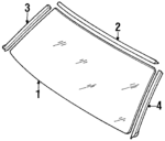 8970968721 - : Glass for Isuzu Image