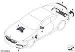 51135B3AE24 - Retrofitting / Conversion / Accessories: Grill Front for BMW Image