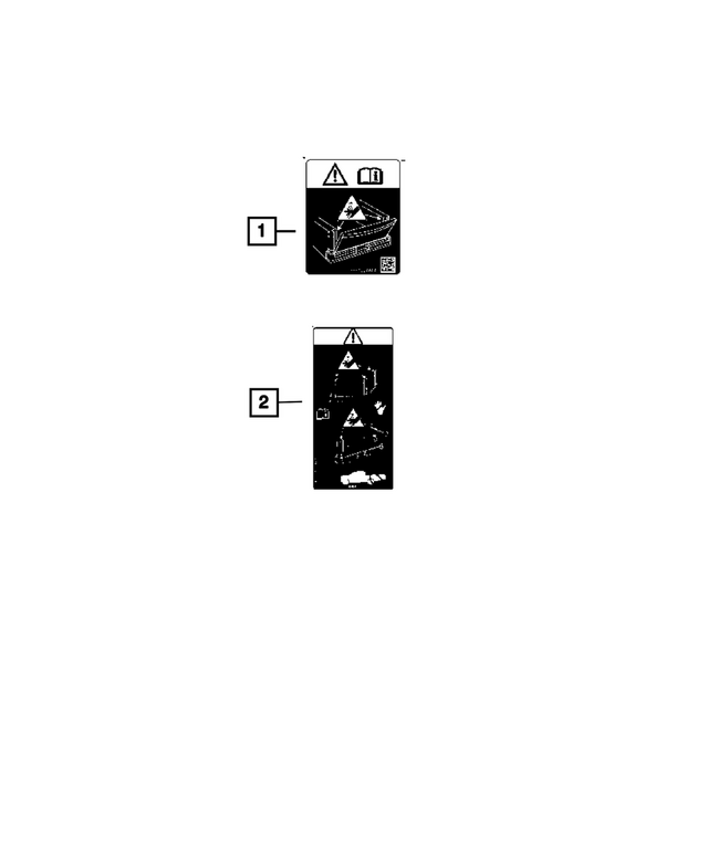 « 68472724AA – Labels : Avertissement Concernant Le Hayon Étiquette pour Mopar Image »