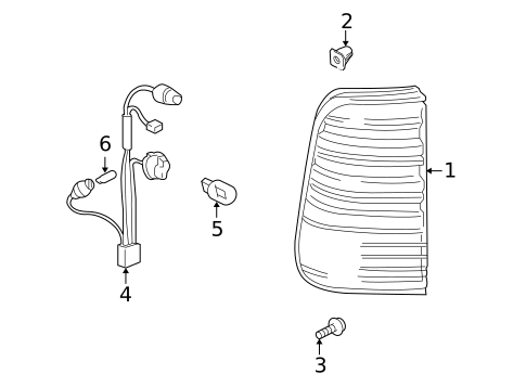 Tail Lamps for 2005 Lexus LX470 #0