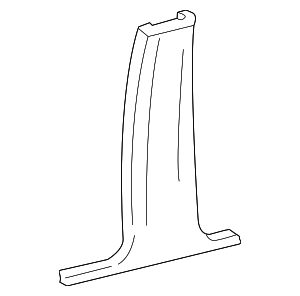 6W7Z5424346AAB - Body: Door Pillar Post Trim Set for Ford Image