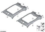 51447885365 - : Headliner Panoramic Glass Sunroof for BMW Image