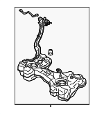 5Q0201055CN - : Fuel Tank for Volkswagen: Golf Alltrack, Golf R, Golf SportWagen Image