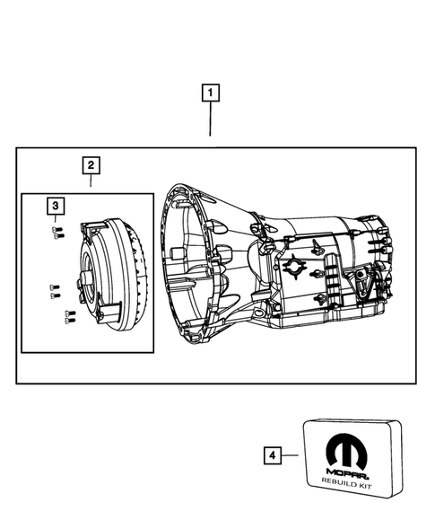 Automatic Transmission / Transaxle and Torque Converter for 2008 Dodge Nitro #0
