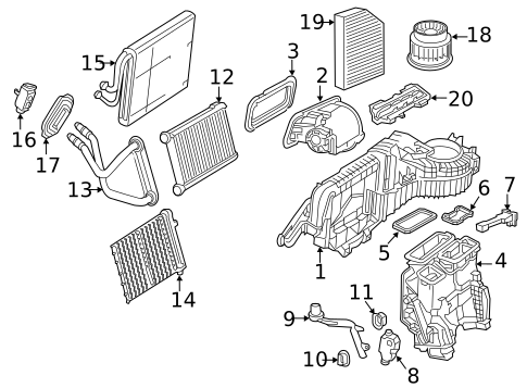 HVAC Case for 2020 Mercedes-Benz G63 AMG #0