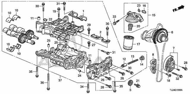 Oil Pump for 2009 Acura TSX #0
