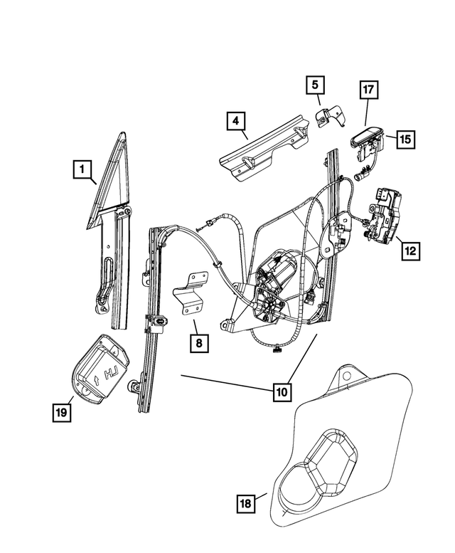68240384AB - : Air Bag Bracket, Right for Mopar Image