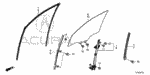 90115SFE004 - Body/Air Conditioning: BOLT, FLANGE (6X12) for Acura Image