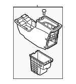 8011B685XA - : Rear Console for Mitsubishi: Outlander Sport Image