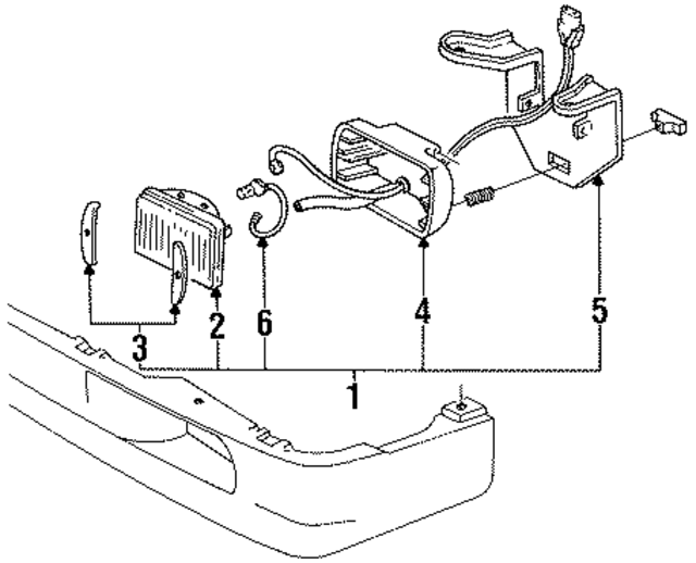 16515453 - Electrical: Fog Lamp Assembly for GM Image