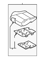88101D3710TTG - : Cushion Assembly for Hyundai: Tucson Image