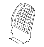88391D3000TGG - Body: Seat Back Panel for Hyundai Image