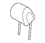 88700D3000T8G - Body: Headrest for Hyundai Image