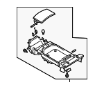 F15164440E02 - : Rear Console for Mazda: RX-8 Image