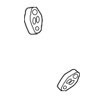 31452771 - Exhaust: Rear Muffler Shackle for Volvo: S60, S80, S90, V60, V60 Cross Country, V70, V90, V90 Cross Country, XC40, XC60, XC70, XC90 Image