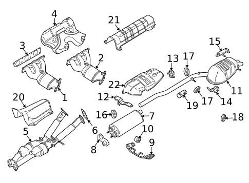 Exhaust Components for 2012 Volvo XC90 #0