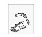 8W0839019A4PK - Body: Handle, Inside for Audi: A4, A4 allroad, A4 Quattro, A5 Sportback, S4, S5 Sportback Image