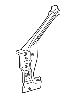 XW4Z5402500BA - Body: Hinge Pillar for Lincoln: LS Image