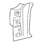 3W4Z54025A01AA - Body: Inner Pillar for Lincoln: LS Image