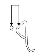 162830P050 - : 2020-2024 Toyota Highlander - Overflow Hose for Toyota: Highlander Image