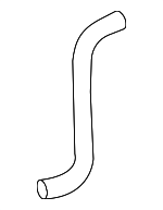 16572F0150 - Cooling System: Upper Hose for Toyota: Grand Highlander, Highlander, Sienna Image