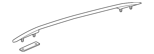 2022-2025 Volkswagen Atlas Cross Sport Roof Rail 3CM-860-034-B-ZAQ