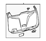 FB5Z7842906AB - Body: Lower Trim Panel for Ford: Explorer, Police Interceptor Utility Image image