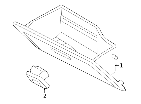 Glove Box for 2011 Chevrolet Aveo5 #0