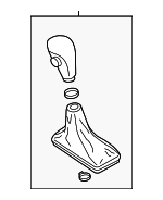 8K1713139RIBR - Body: Selector Lever for Audi: A4, A4 Quattro, A5, A5 Quattro, allroad, Q5, S4, S5, SQ5 Image