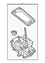 8K1713105AE - Body: Shifter Assembly for Audi: A4, A4 Quattro, A5, A5 Quattro, allroad, Q5, S4, SQ5 Image