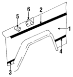 4636516 - Body: Overlay for Jeep: Cherokee, Comanche Image