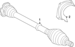 8B3407271B - Suspension: Axle Assembly for Audi: RS7 Sportback Image